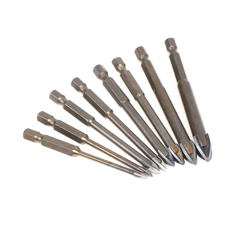 4 pces/5 pces/6 pçs/set 3-12mm conjunto de ferramentas de perfuração universal eficiente anti-ferrugem broca bits kit ligas todas as brocas polidas ferramenta de utilidade