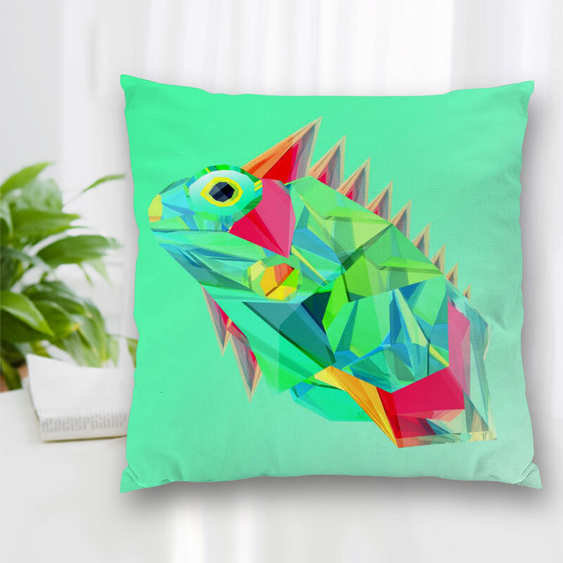 New Art Animal Pillow Slips With Zipper Bedroom Home Office Decorative Pillow Sofa Pillowcase Cushions Pillow Cover