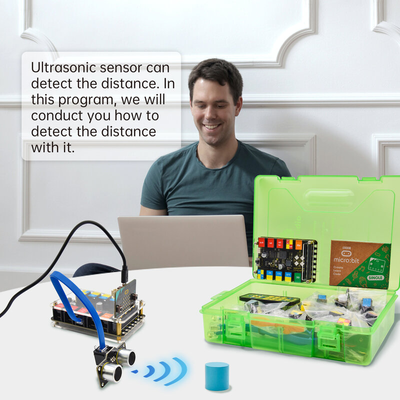 Keyestudio EASY Plug Ultimate Starter Kit for BBC Micro bit STEM EDU Learning Program Kit for Micro: bit Sensor Kit