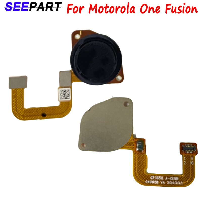 Original สำหรับ Motorola One Fusion เซ็นเซอร์ลายนิ้วมือปุ่ม Flex Ribbon Cable สำหรับ Motorola One Fusion เซ็นเซอร์ลายนิ้วมือ Touch ID
