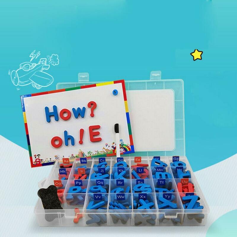 子供セット学習磁気おもちゃ手紙冷蔵庫着色マグネットアルファベット学習おもちゃトライフィジェットスピナー三スピナーフィジェット