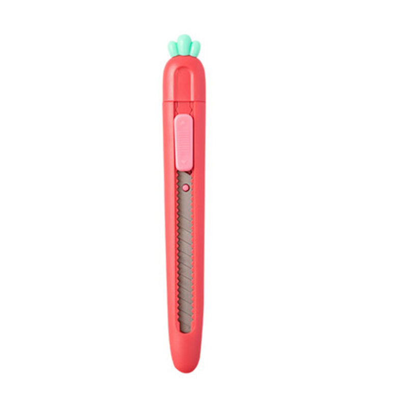 Mini cuchillos de utilidad portátil, cuchillo de Arte de zanahoria, sobre de desembalaje para oficina, corte de papel, material de papelería escolar
