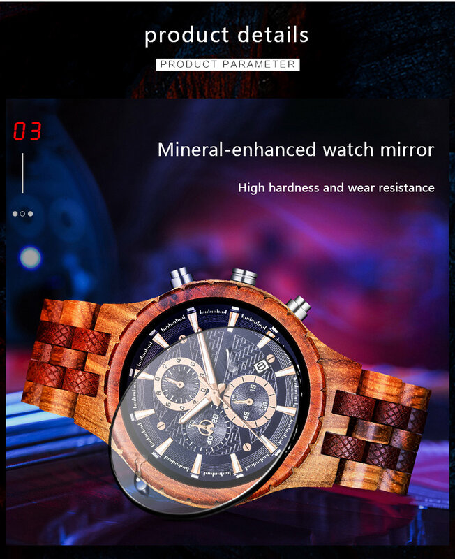 Shifenmei الرجال الساعات الفاخرة العلامة التجارية سبيكة خشبية كوارتز ساعة اليد الكلاسيكية الأعمال ساعة كرونوغراف للرجل