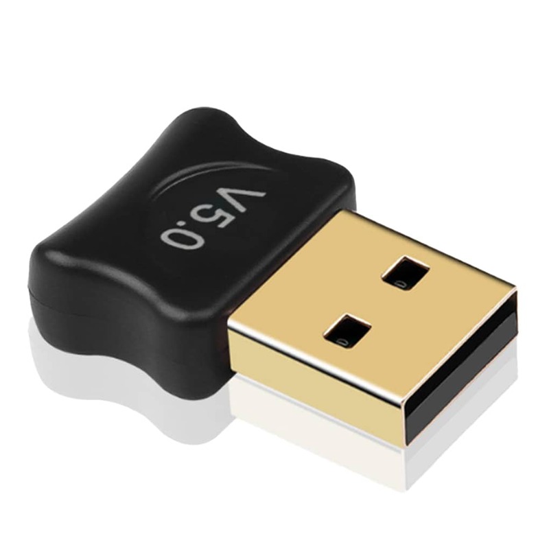 5.0 블루투스 어댑터 USB 블루투스 송신기 Pc 컴퓨터 수신기, 노트북 이어폰 오디오 프린터 데이터 동글 수신기