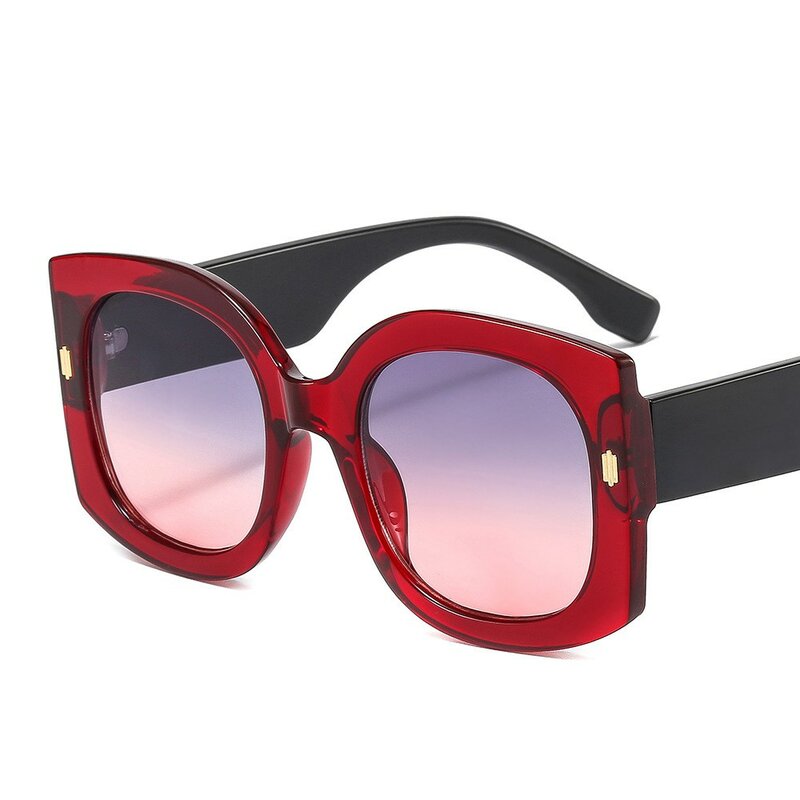 2021 новые модные Овальные Солнцезащитные очки в большой оправе женские ретро плоские очки современные очки с леопардовым принтом солнцезащ...