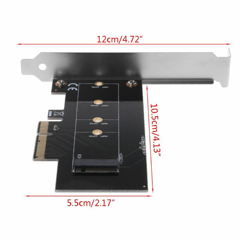 Adapter Karte zu PCI-E x4 für M.2 SSD XP941 SM951 PM951 M6E 950 PRO SSD Neue