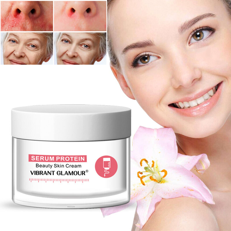 Pure Collagen Face Cream Deep Hydration Anti-Aging Anti-wrinkle Firming Serum Protein Cream Face Skin Care Maquiagem 30g