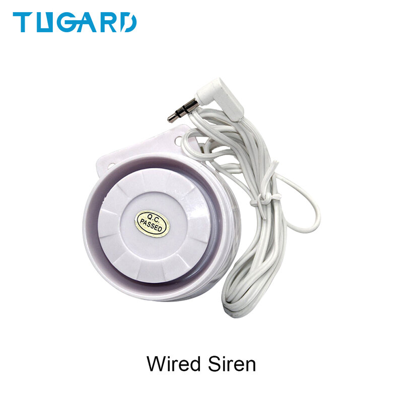 Mini Wired Siren Horn for GSM 3G 4G Wireless Home Security Sound Alarm System 110dB Alarm Siren