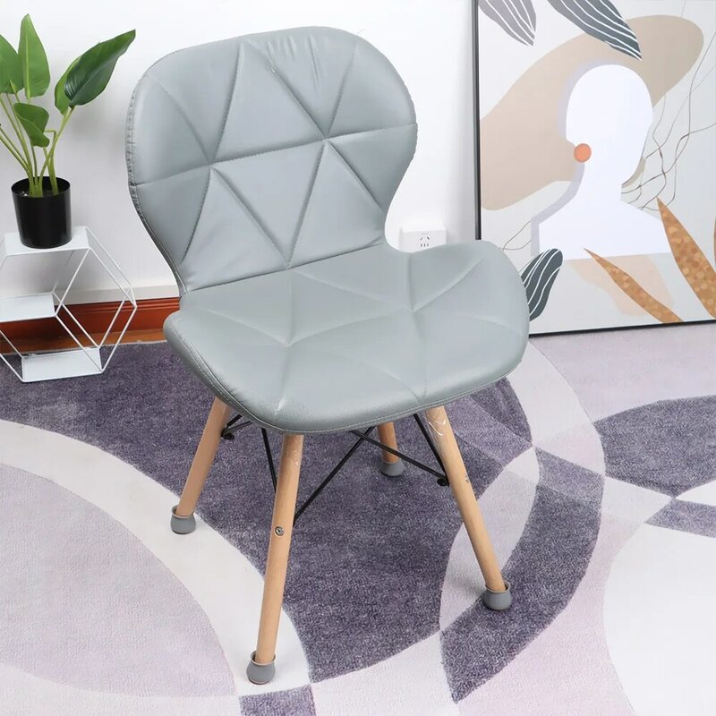 Couvre-pied antidérapant rond/carré en Silicone pour chaise, couvre-pieds de Table, avec fond en feutre, évite les rayures au sol, 4 pièces