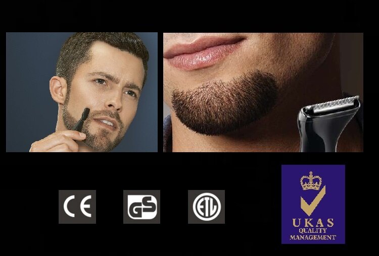 Tondeuse à sourcils rechargeable pour hommes, rasoir électrique tout-en-un pour barbe et oreilles, épilation du visage