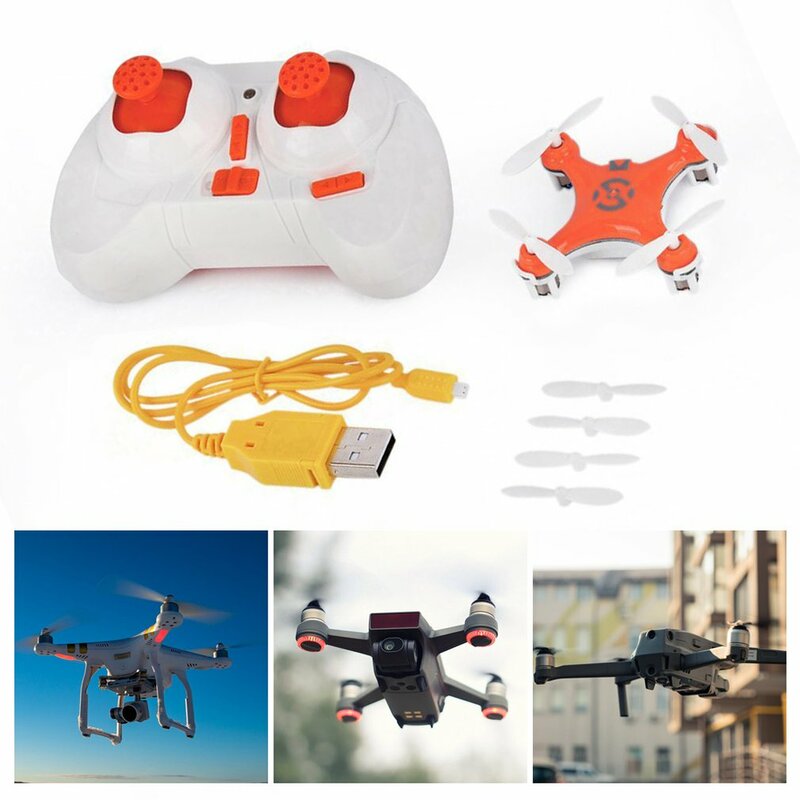Mini RC Drone helicopter Radio Aircraft Headless Mode Drone Quadcopter Mini for Cheerson CX-10 6 Remote Control Toy for Kid