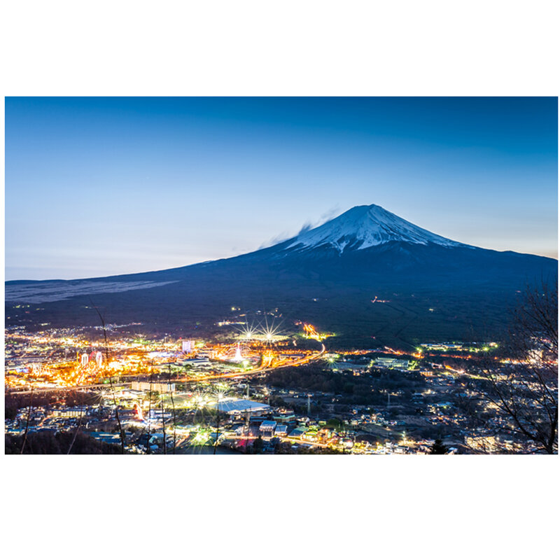 Настенный гобелен с красочным принтом Fuji, Япония M443