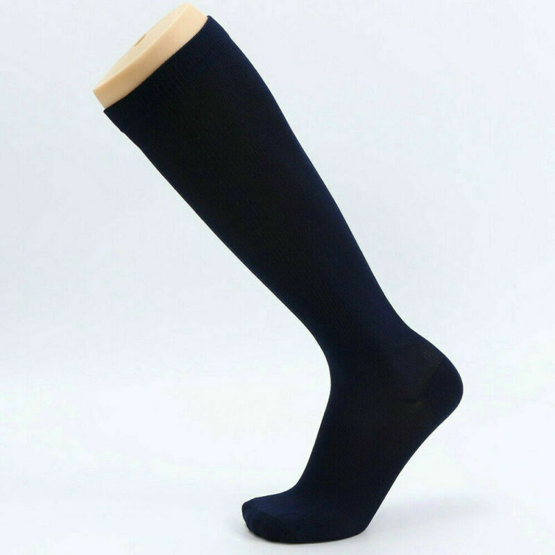 Nouveau unisexe chaussettes bas de Compression pression varices veine bas genou haute jambe soutien Stretch pression Circulatio