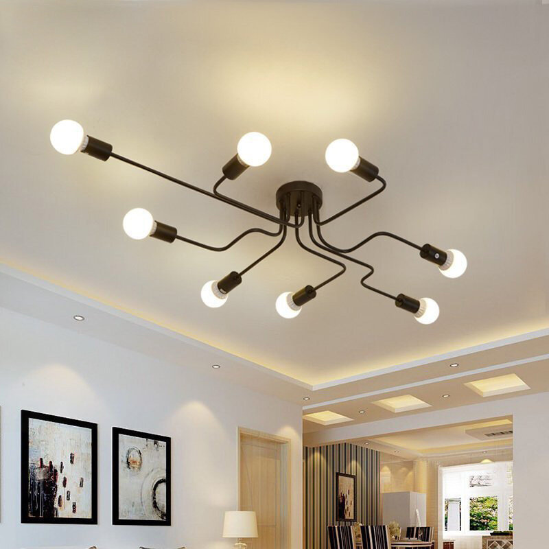 Plafonnier LED au design créatif moderne, éclairage d'intérieur, luminaire décoratif de plafond, idéal pour un salon ou une chambre à coucher, livraison gratuite