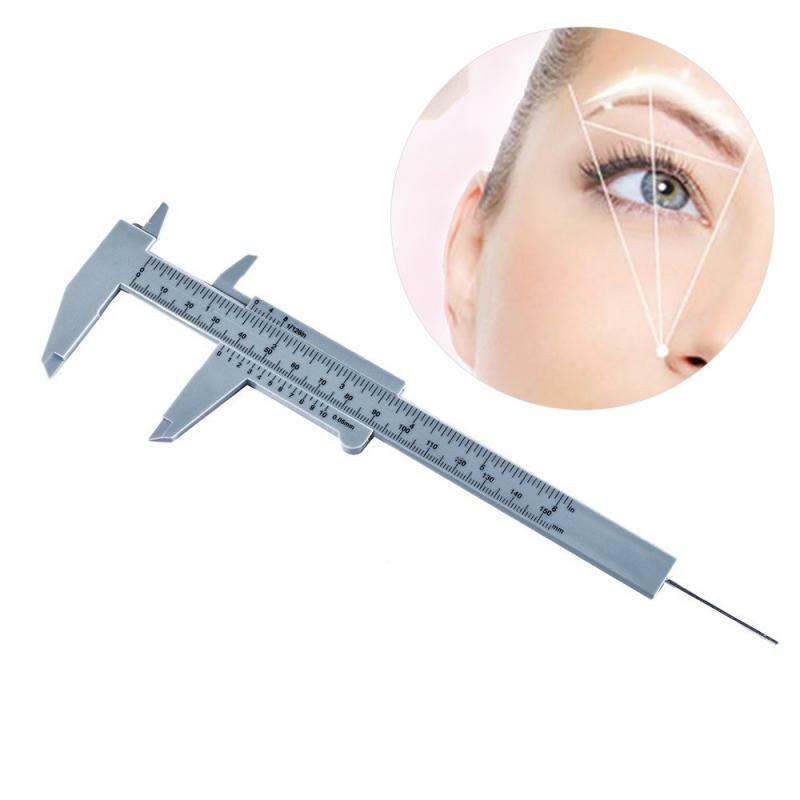 1Pcs White Plastic Tattoo Eyebrow Ruler Tools Bar Measure Tool Permanent Makeup accessories tattoo supplies Equipment Hot Sale