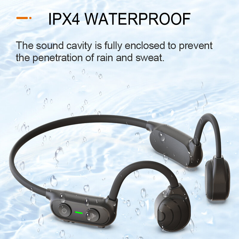 Auriculares de conducción ósea con micrófono para Xiaomi, deportivos, resistentes al agua, ligeros, inalámbricos por Bluetooth