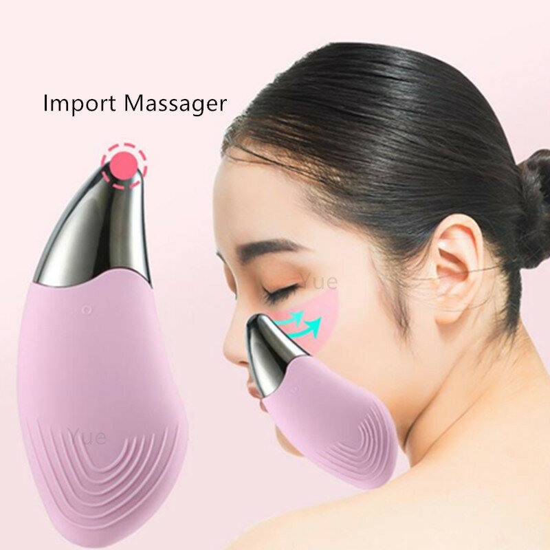 Mini cepillo de limpieza Facial eléctrico de silicona, limpiador Facial sónico, dispositivo de limpieza de poros profundos, masajeador de piel, envío directo 30 #
