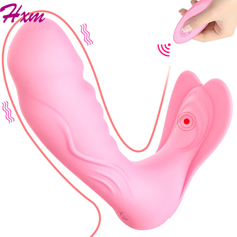 Mutandine dei vibratori del Dildo telecomandato per le donne stimolatore del clitoride macchina del sesso per adulti masturbatore femminile giocattolo di massaggio della Vagina