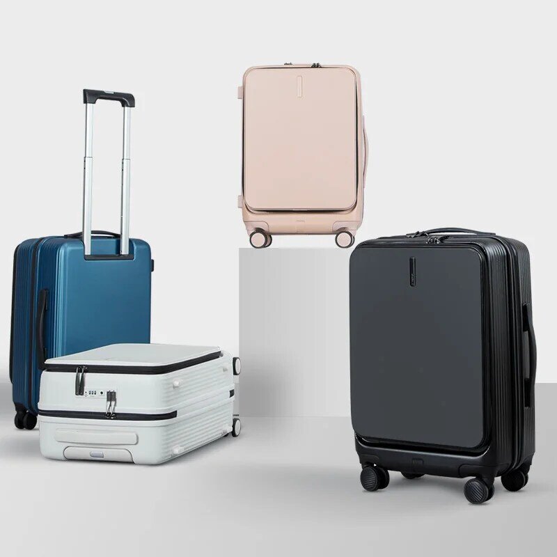 Hanke 2021 تصميم جديد تحمل على حقيبة 20 بوصة الأعمال قصيرة عربة بعجلات لنقل أمتعة السفر المتداول عجلات 100% قطعة المواد