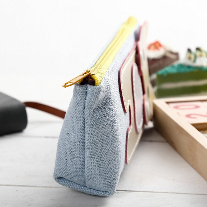 Lindo gato de estuche de bolígrafo lápiz caso lápiz papelería de la escuela para niños, bolsa para la pluma kawaii bolso de regalos de la escuela, la
