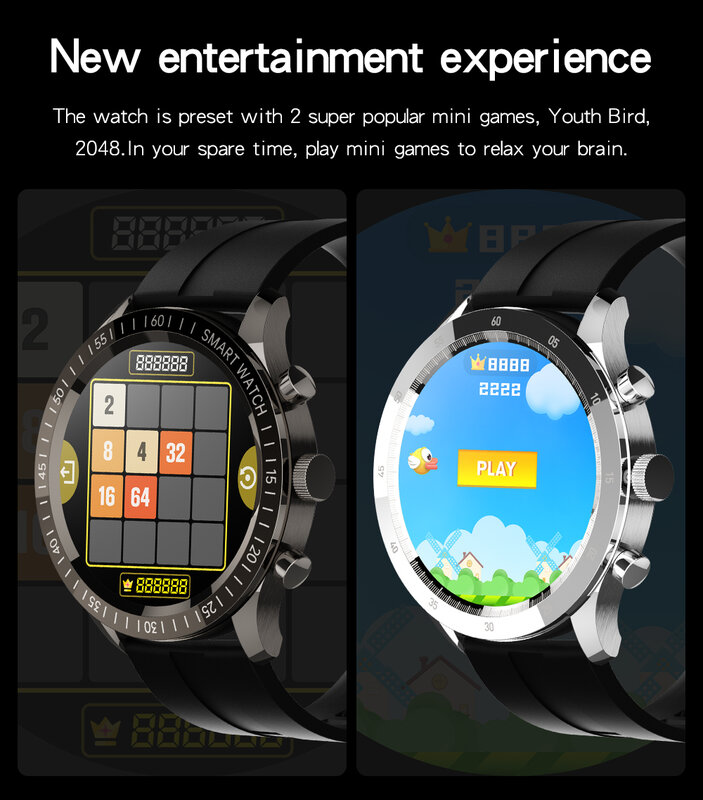 CZJW inteligentny zegarek mężczyźni nowy w pełni dotykowy ekran Sport Tracker Fitness Smartwatch mężczyźni IP67 wodoodporna wbudowana gra Android Ios telefon
