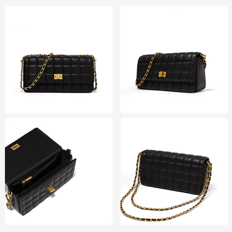 LA FESTIN – sacs à main de styliste pour femmes, nouvelle marque de luxe, à bandoulière carrée, fourre-tout tendance en cuir, 2021