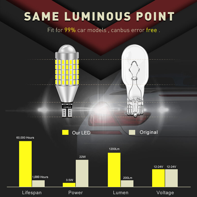 1 pçs 1200lm w16w t15 lâmpada led canbus carro backup luz reversa para mercedes benz amg cla w203 w211 w204 w210 w124 w212 w202 w205