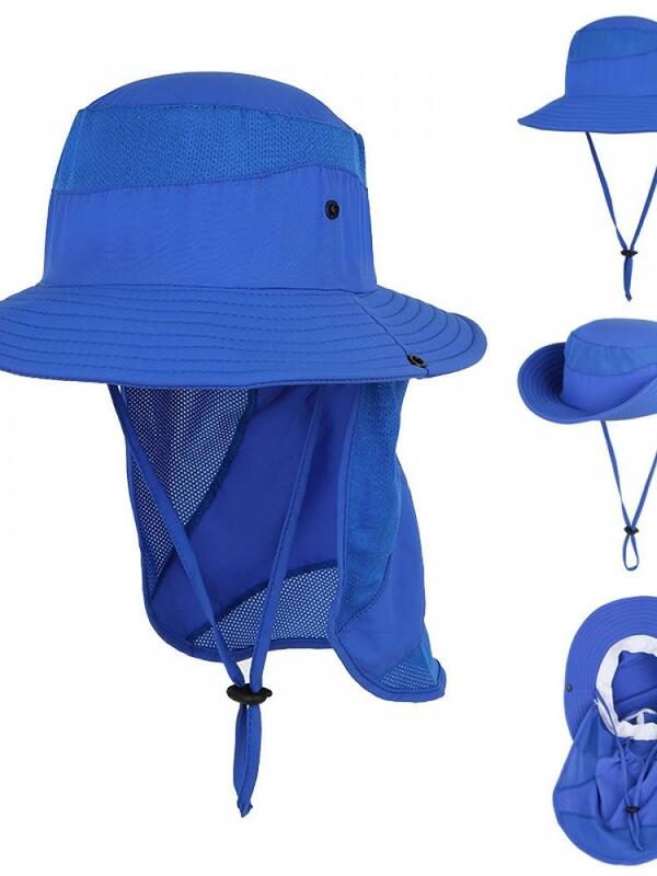 Verão ajustável crianças chapéu de sol menino chapéu de viagem praia natação bebê menina chapéu acessórios do bebê crianças chapéu spf 50 +