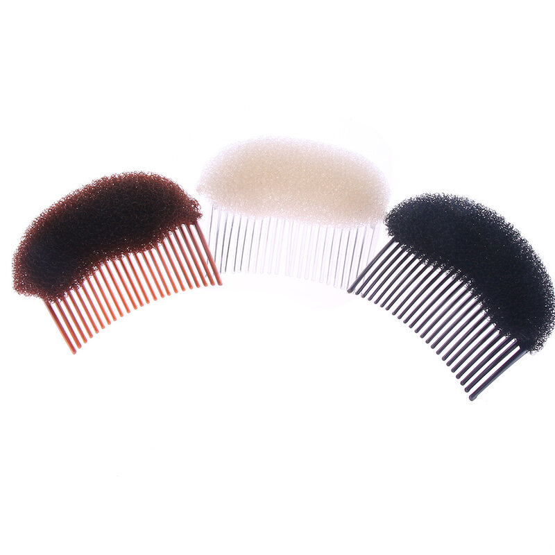 Hair Styler Volume Bouffant Bijenkorf Shaper Roller Bumpits Bump Schuim Op Clear Comb Xmas Accessoires