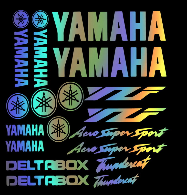 Kartun Yamaha Bungkus Mobil Stiker Vinil Kreatif Pada Stiker Mobil dan Stiker Jendela Tempelan Aksesori Mobil