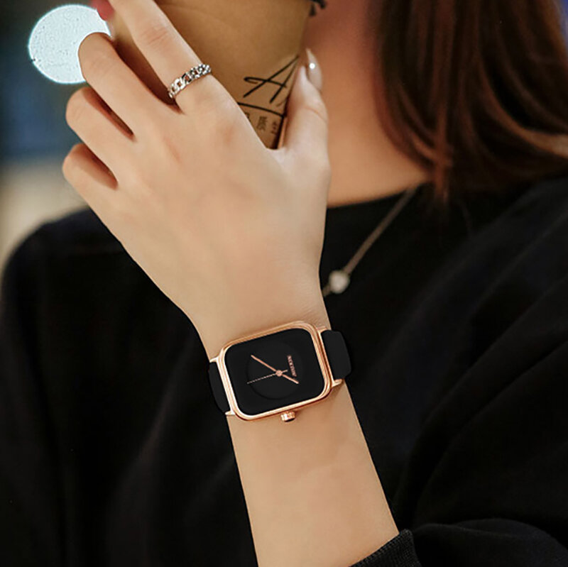 Nektom relógios de quartzo casual mulher hardlex espelho impermeável high-end simplicidade relógios de pulso femininos