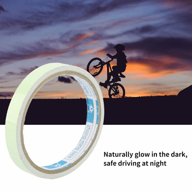 Leshp luminosa fita 3 m comprimento fita auto-adesiva visão noturna brilho em segurança escura aviso de segurança estágio fitas de decoração para casa