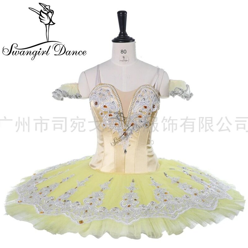 Vestido De Tutú De Princesa Aurora Personalizado, Traje Profesional De Bella  Durmiente, BT806, Color Amarillo 