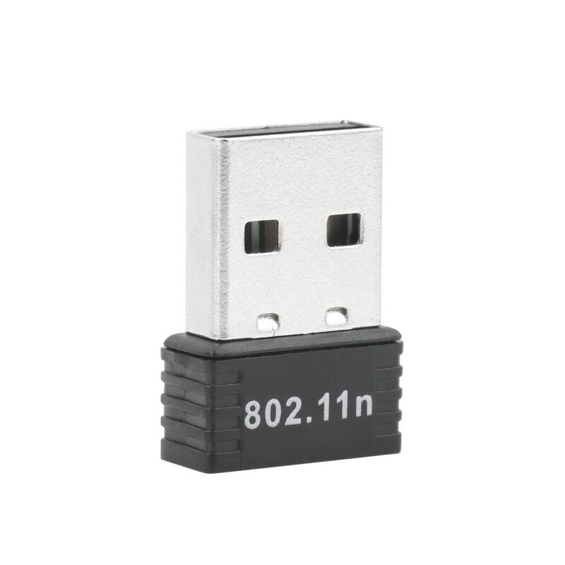 Adaptador inalámbrico Mini USB WiFi de 150Mbps y 150M, tarjeta LAN de red 802.11n/g/b, soporte STBC de rango extendido
