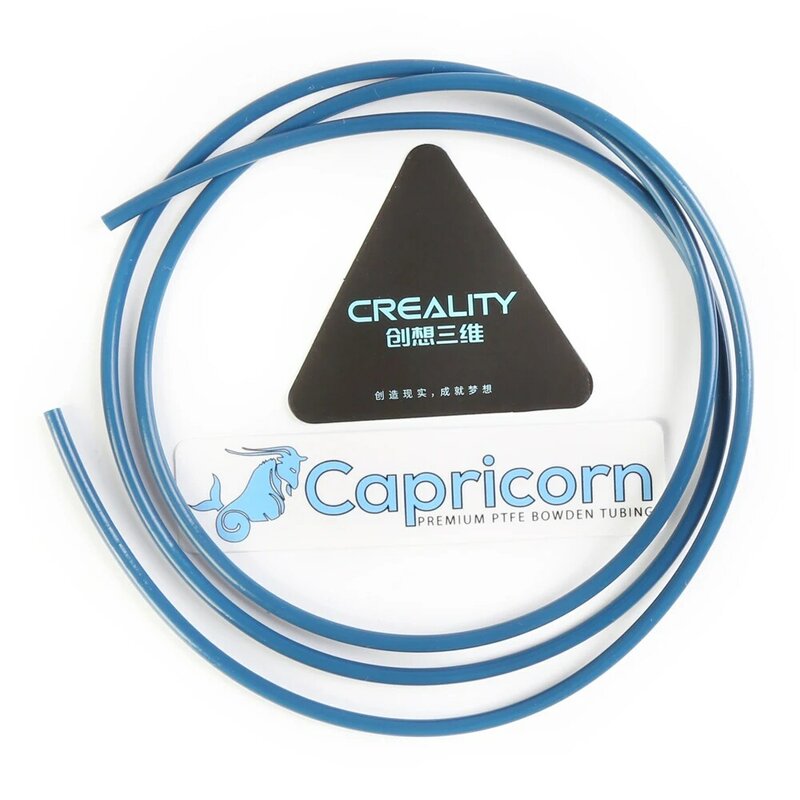 Creality Capricorn Bowden PTFE Tubing XS Series 1M Tube Quick Fitting 1 Buah Pneumatic Fitting Push 1.75Mm Filamen Bagian Printer 3D