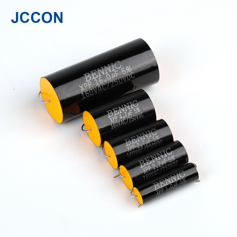 1Pcs BENNIC 250V xpp Non-polarized Superior Capacitor Electrolytic Capacitor SpeakerFrequency-Divided Audio Capacitor Audiophile