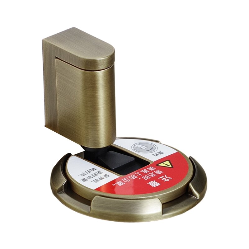 Zink-legierung Tür Stopper Stille Puffer Tür Block Winddicht Self-locking Tür Halter Tür Hardware Einfach zu Installieren