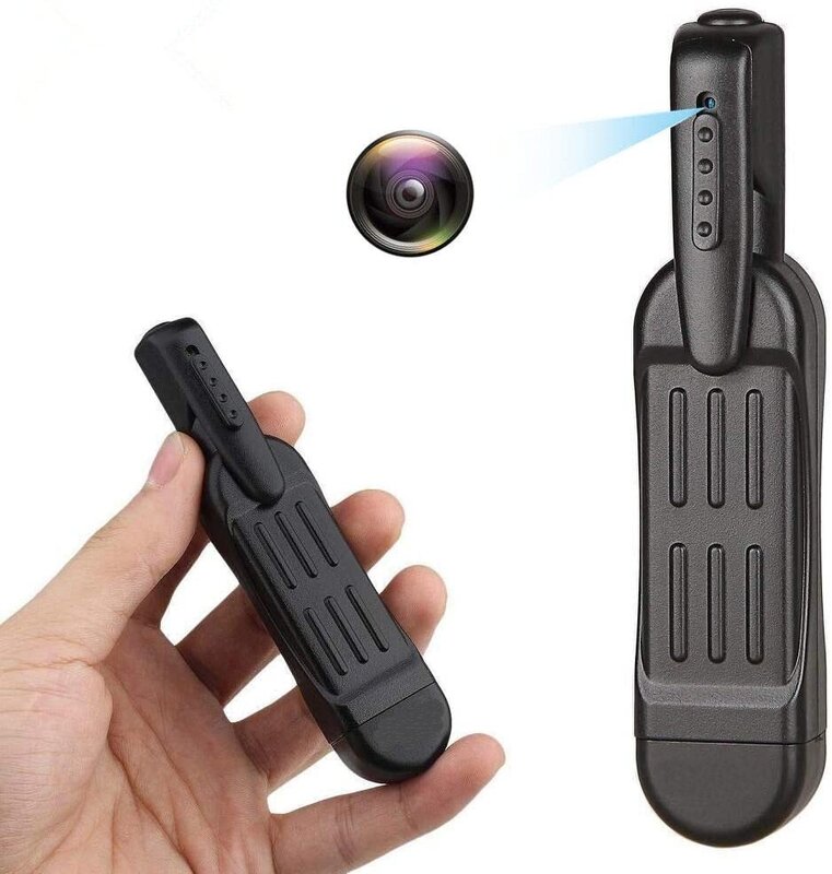 Fanshu 1080P Mini Body Camera Wearable Recorder Indoor Outdoor Portable Pocket Recording Cam for Security Business Meeting Class