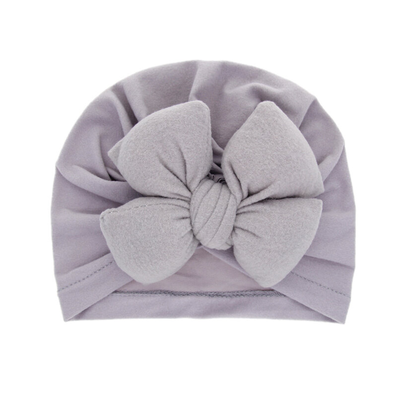 Cor sólida duplo bowknot chapéu da criança bonito feito à mão arcos bebê meninas caps crianças acessórios para o cabelo decoração de roupas