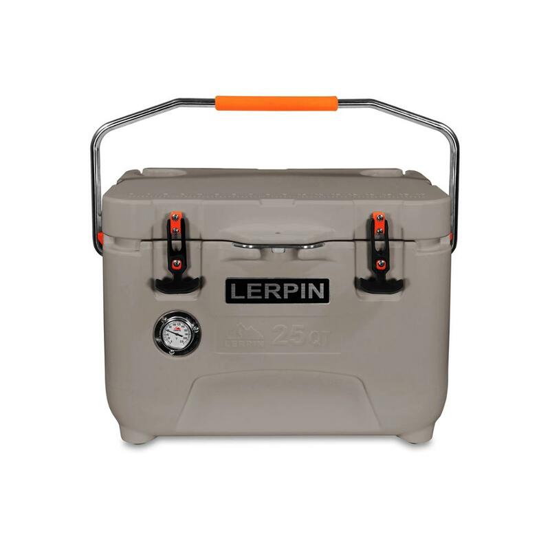 High Quality Top Seller Lerpin 25QT Rotomolded Plastic Camping Portable Mini Fridge Cooler Box