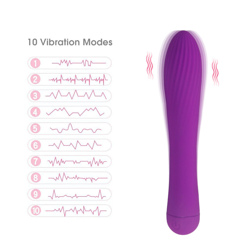 10 Modes G-Spot Vibrators AV Wand Vagina Massagers Clitoris Stimulation Sex Toys Shop For Women Adult Couple Female Masturbators