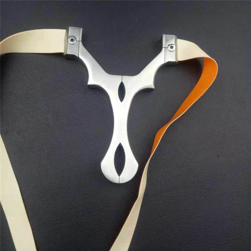 New professional TTF slingshot hunting slingshot high quality outdoor shooting game slingshot stainless steel band rubber band