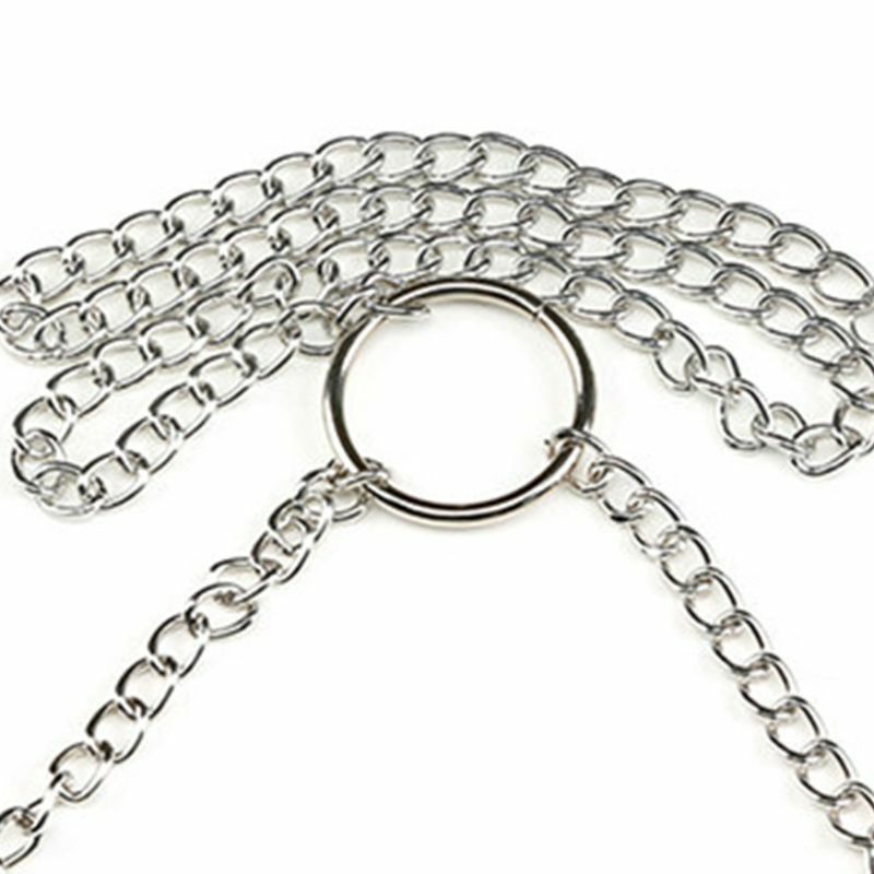 1 PC Metal Adult Sexy Nipple Breast Clip Chain Clamps Necklace Sex Toys for Women Couple