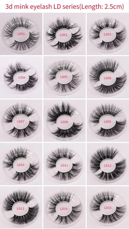 VIP LINK 25mm lengthened mink hair eyelashes 100 pairs  wholesale price via DHL to US
