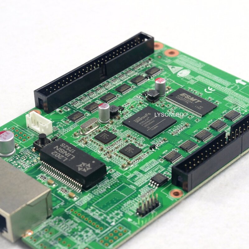 Linsn RV901Tフルカラーの受信カードHUB75B追加アダプタサポート1/16スキャンビデオ画面