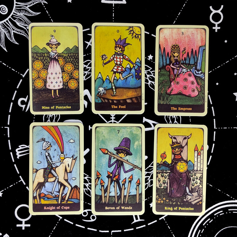 Delos – jeu de cartes de Tarot Version anglaise, 78 feuilles/boîte, jeu de société divertissant