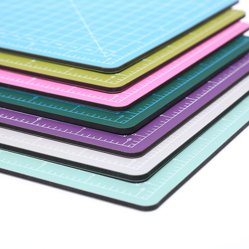 1pc A5 PVC tappetino da taglio autorigenerante Craft Quilting Grid Lines bordo stampato alta qualità nuovo arrivo 2021