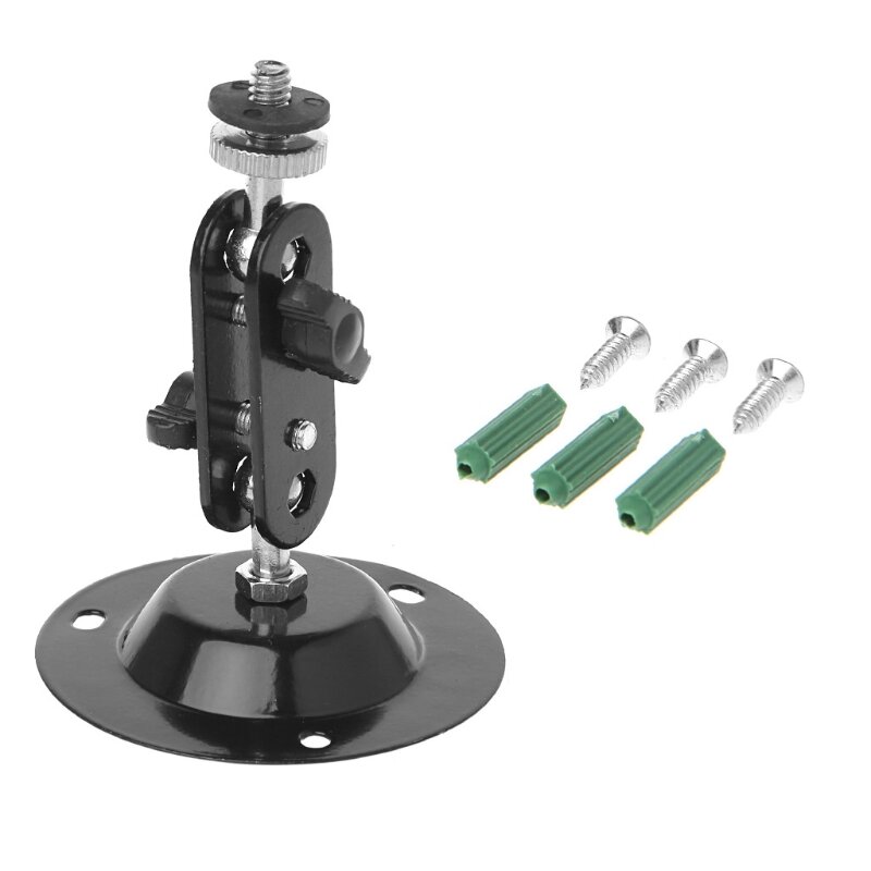 Wall Mount Bracket Monitor Holder Security Rotary CCTV Surveillance Camera Stand 