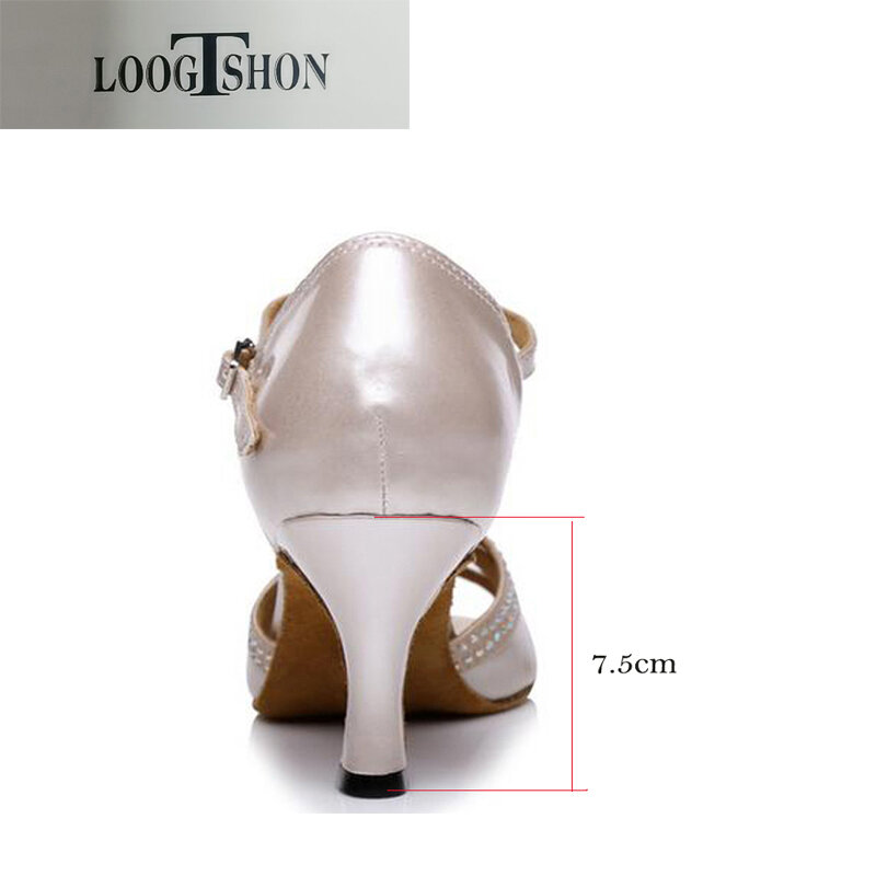 LOOGTSHON łacińska platforma wodna buty do tańca kobieta moda buty wysokie obcasy buty do tańca jazzowego dla dziewczynek