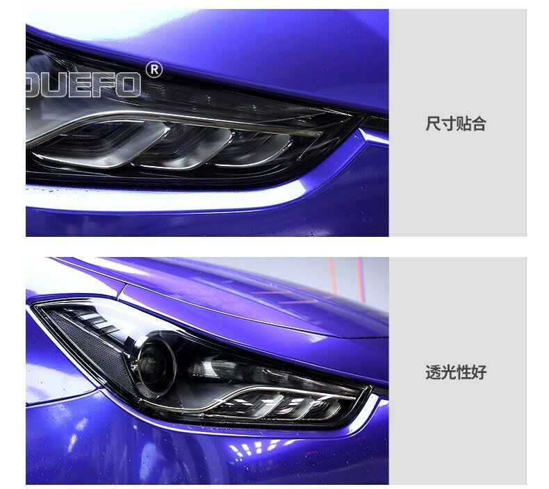 Per Maserati rising GHIBLI 2015 2016 2017 2018 2019 2020 TPU faro trasparente pellicola protettiva antigraffio Car Styling